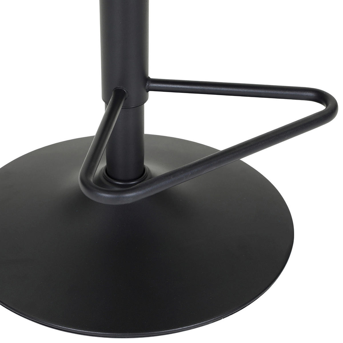 BARHOCKER Cord Hellgrau Stoffauswahl, Sitzfläche 360° drehbar  - Hellgrau/Schwarz, Design, Textil/Metall (54/98-120/58cm) - Novel