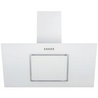 DUNSTABZUGSHAUBE CH22010/90WBZ  - Weiß, Trend, Glas/Metall (90/73,9-111,9/37cm) - Respekta