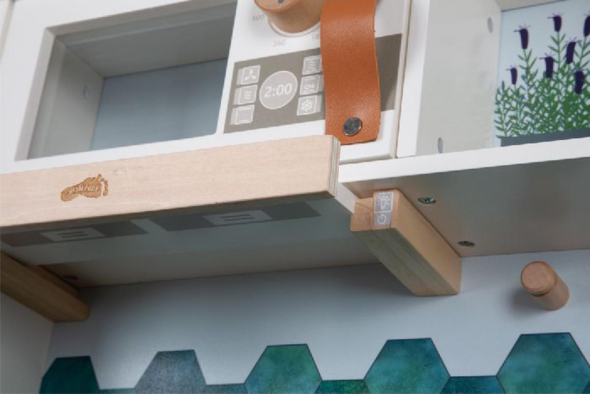 KINDERKÜCHE Tasty  - Weiß, Basics, Holz (66/43/21,5cm) - small foot