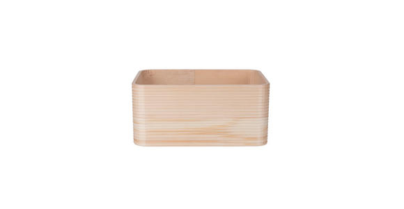 REGALKORB 23/16/10,5 cm   - Naturfarben, Trend, Holz (23/16/10,5cm) - Ambia Home