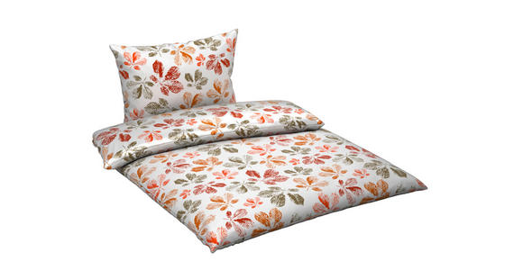 BETTWÄSCHE Satin 140/200 cm  - Rotbraun/Orange, Design, Textil (140/200cm) - Esposa