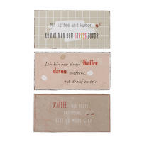 DEKOSCHILD 40/20 cm  - Multicolor, Basics, Metall (40/20cm)