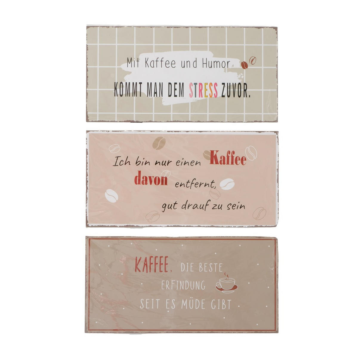 DEKOSCHILD 40/20 cm  - Multicolor, Basics, Metall (40/20cm)