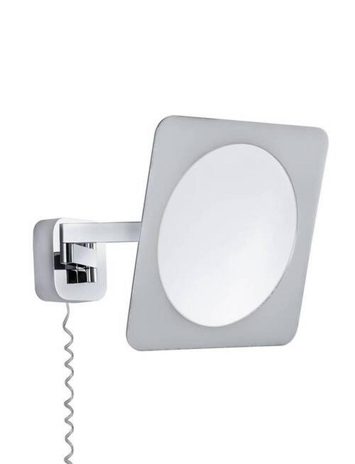 LED-WANDLEUCHTE   - Chromfarben/Weiß, Basics, Metall (23/23cm) - Paulmann