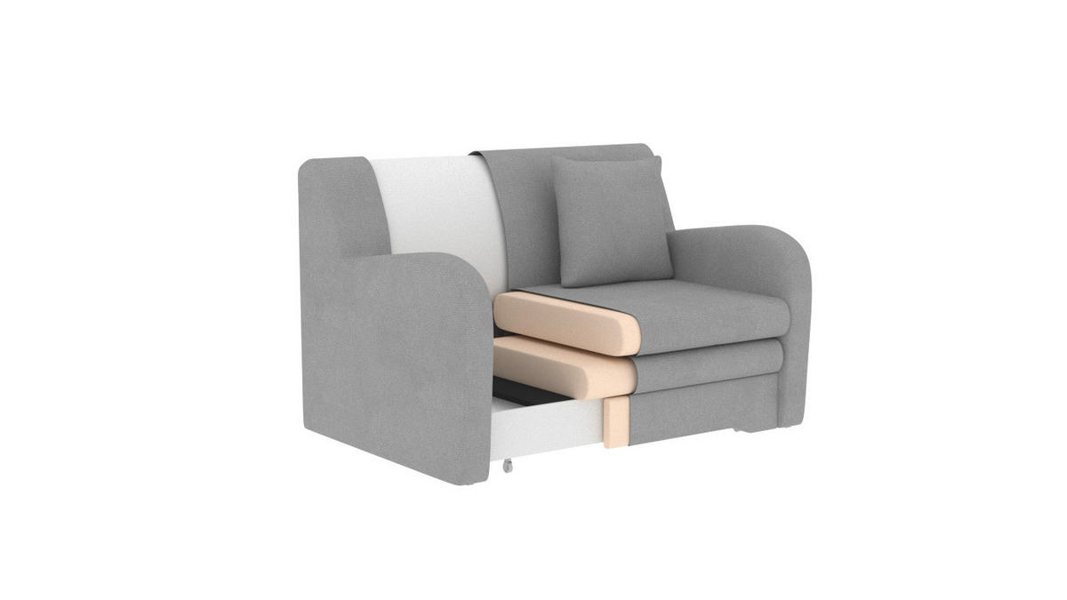 SCHLAFSOFA Samt Grün  - Schwarz/Grün, Design, Kunststoff/Textil (244/97/97cm) - MID.YOU