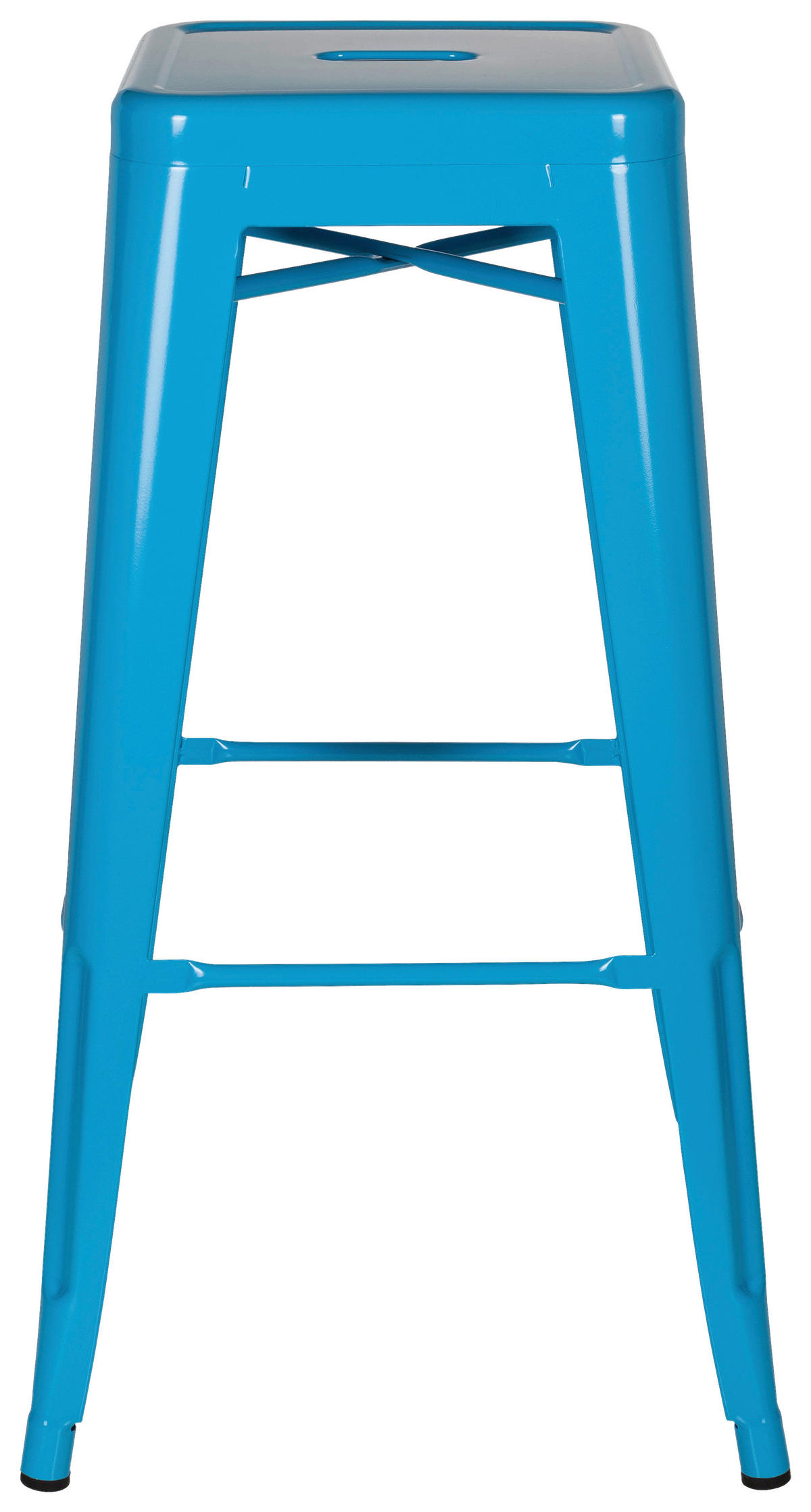 BARHOCKER in Hellblau  - Hellblau, Basics, Metall (44/77/44cm) - MID.YOU