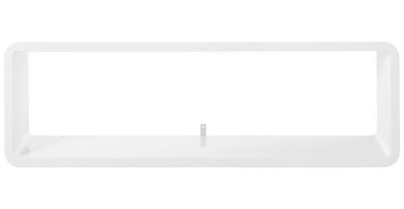 WANDBOARD Weiß  - Weiß, Basics, Holzwerkstoff (80/17/25cm) - Xora