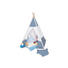 SPIELZELT - Blau/Naturfarben, Basics, Holz/Textil (120/155/120cm) SPIELZELT - Blau/Naturfarben, Basics, Holz/Textil (120/155/120cm)