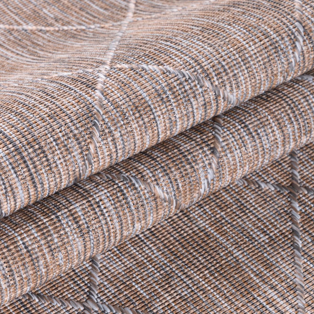 In- und Outdoorteppich 80/250 cm Zagora Grau, Beige  - Beige/Grau, Basics, Textil (80/250cm) - Novel