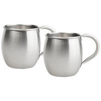 ŠALICA ZA MOSCOW MULE    - boje oplemenjenog čelika, Basics, metal (8,5/9,5cm) - Novel