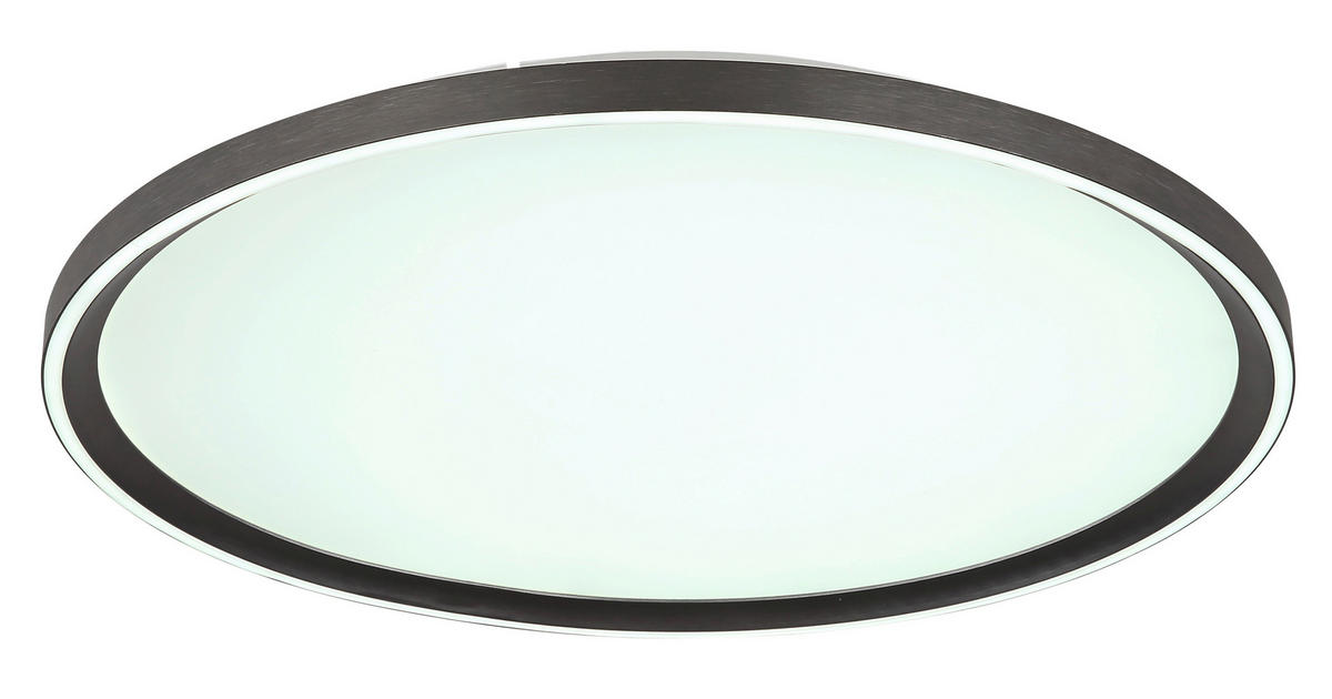 STROPNÍ LED SVÍTIDLO, 50/50/5,5 cm - opál, Basics, kov/plast (50/50/5,5cm) - Globo
