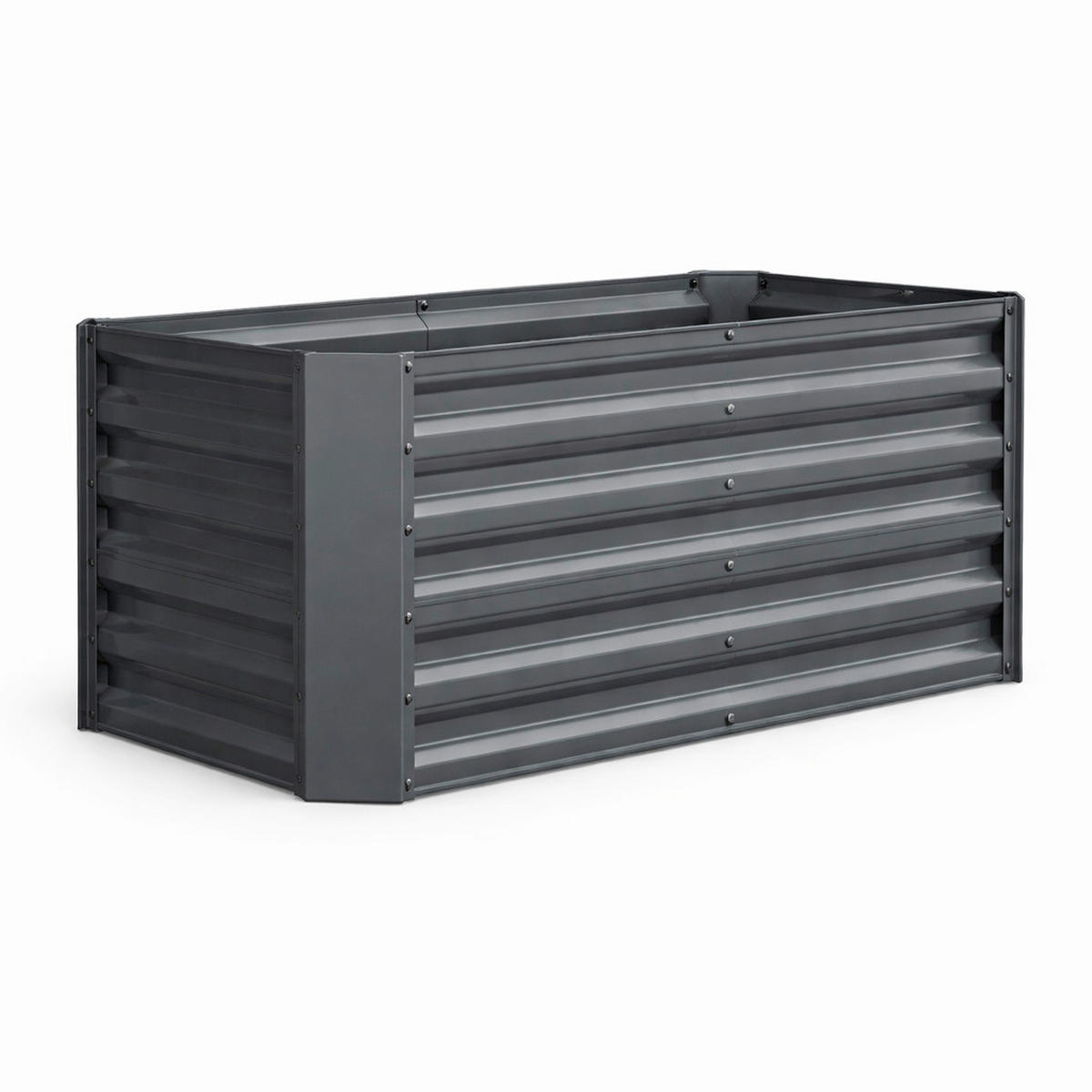 HOCHBEET - Schwarz, Modern, Metall (120/57/60cm)