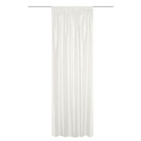 WÄRMESCHUTZVORHANG ESKIMO blickdicht 135/245 cm   - Weiß, Basics, Textil (135/245cm)