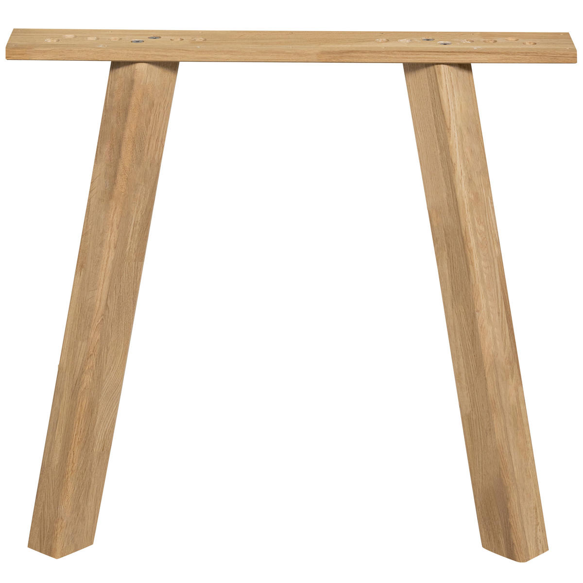 TISCHGESTELL Eichefarben   - Eichefarben, MODERN, Holz (79/73/11cm) - Livetastic
