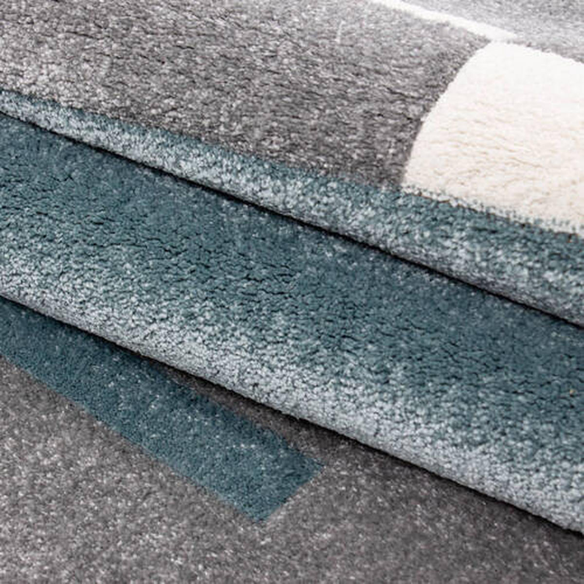 FLACHWEBETEPPICH 240/340 cm Hawaii Blau  - Blau, Basics, Textil (240/340cm) - Novel