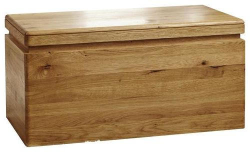 CUFĂR in lemn 80/40/40 cm  - culoare lemn stejar, Design, lemn (80/40/40cm) - Livetastic