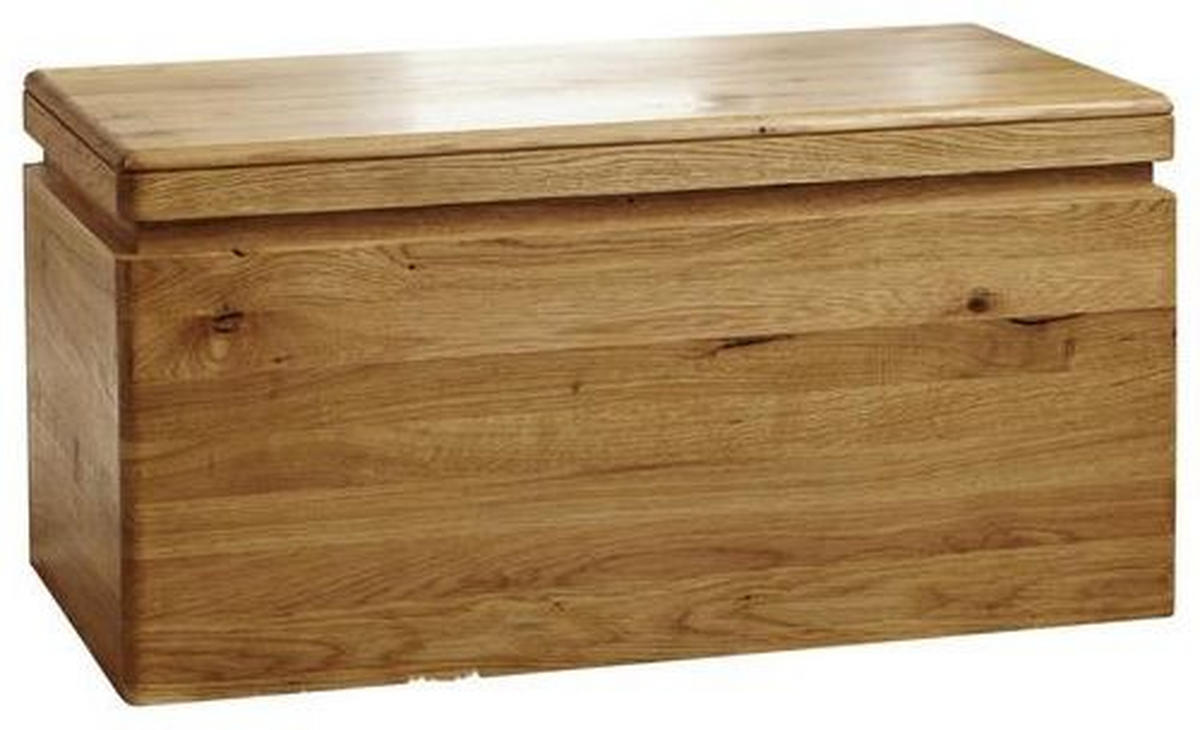 TRUHE in Holz 80/40/40 cm  - Eichefarben, Design, Holz (80/40/40cm) - Livetastic