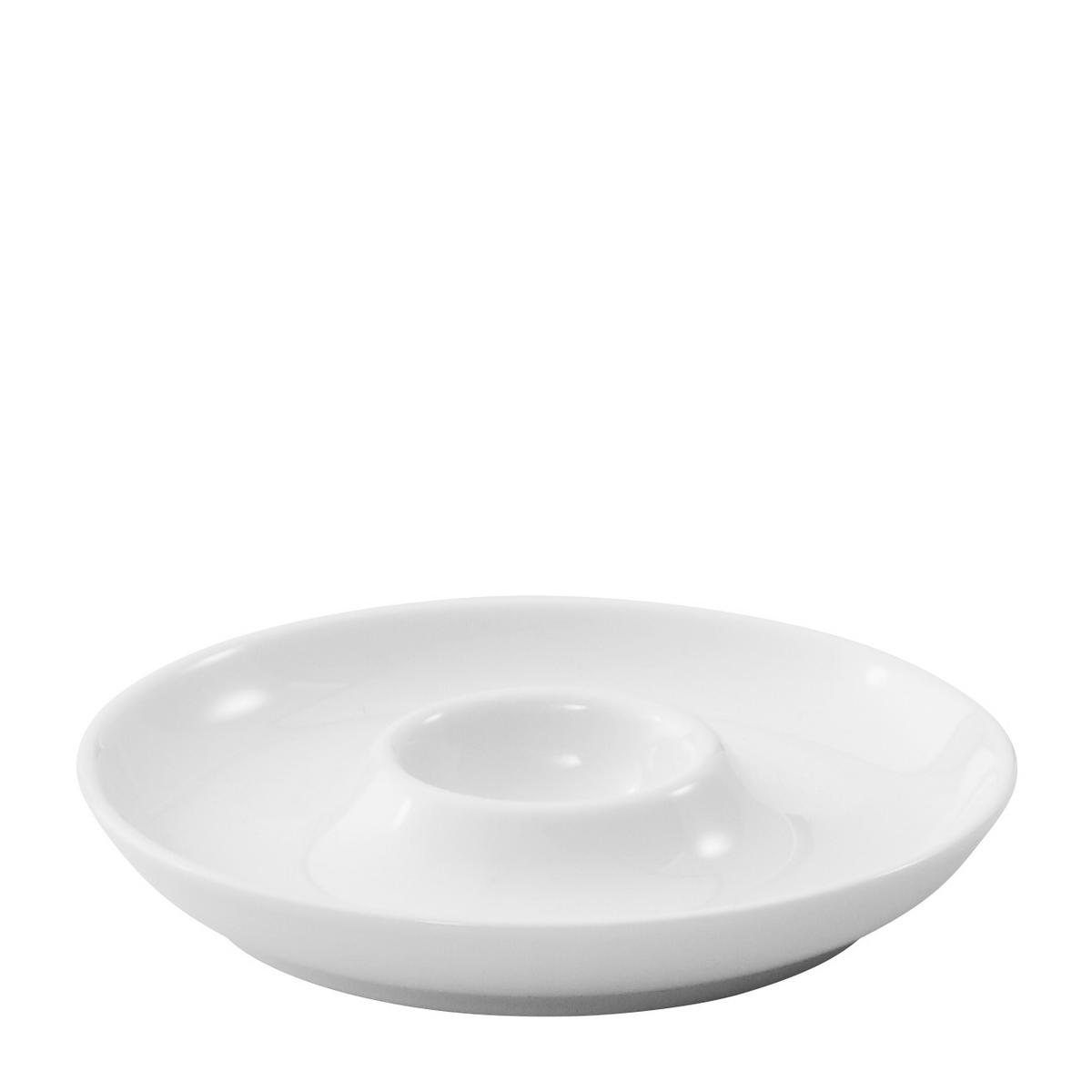 SUPORT PENTRU OU ceramică  - alb, Basics, ceramică (12,3/2cm) - Novel