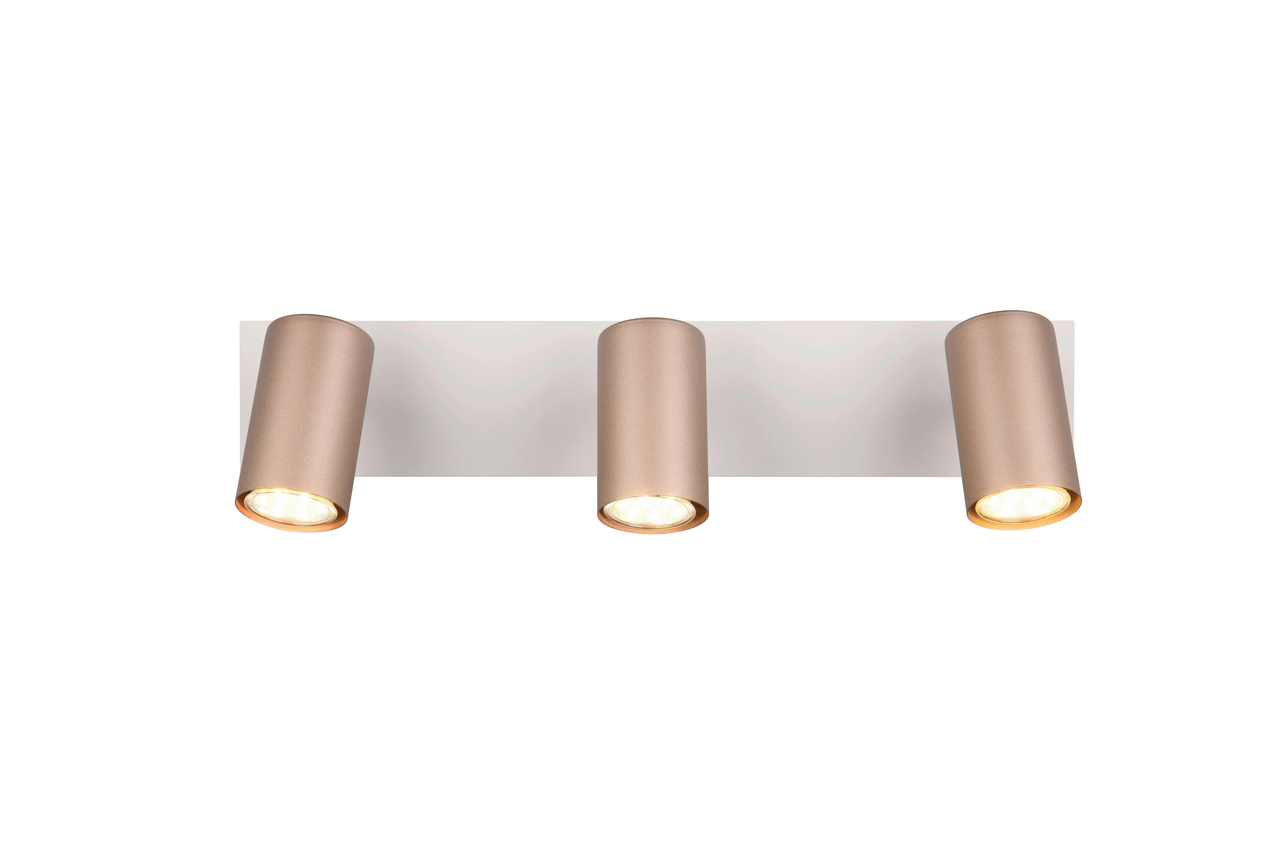 STRAHLER 48/9/15 cm - Braun/Grau, KONVENTIONELL, Metall (48/9/15cm) - Trio Leuchten