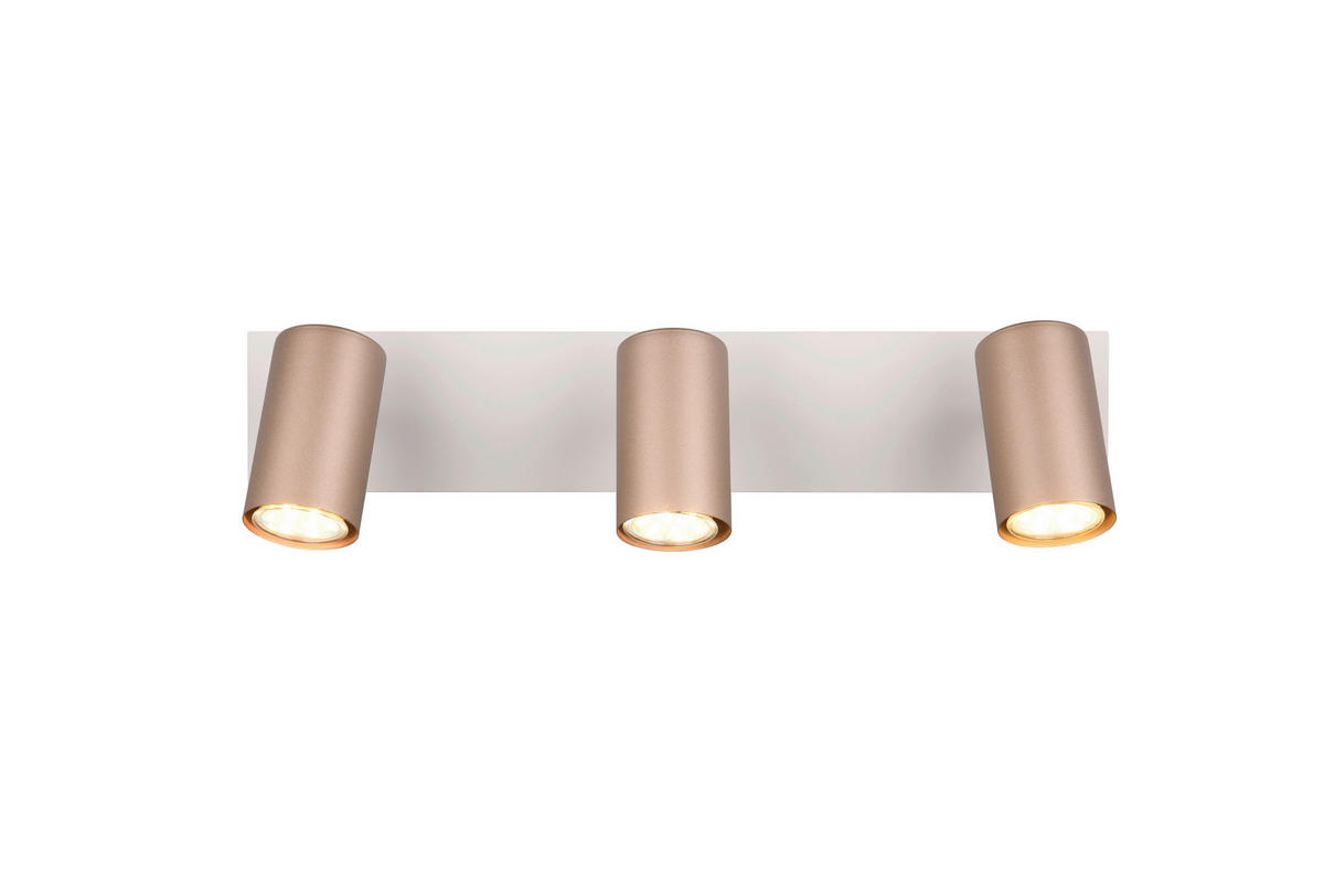 STRAHLER - Braun/Grau, Konventionell, Metall (48/9/15cm) - Trio Leuchten