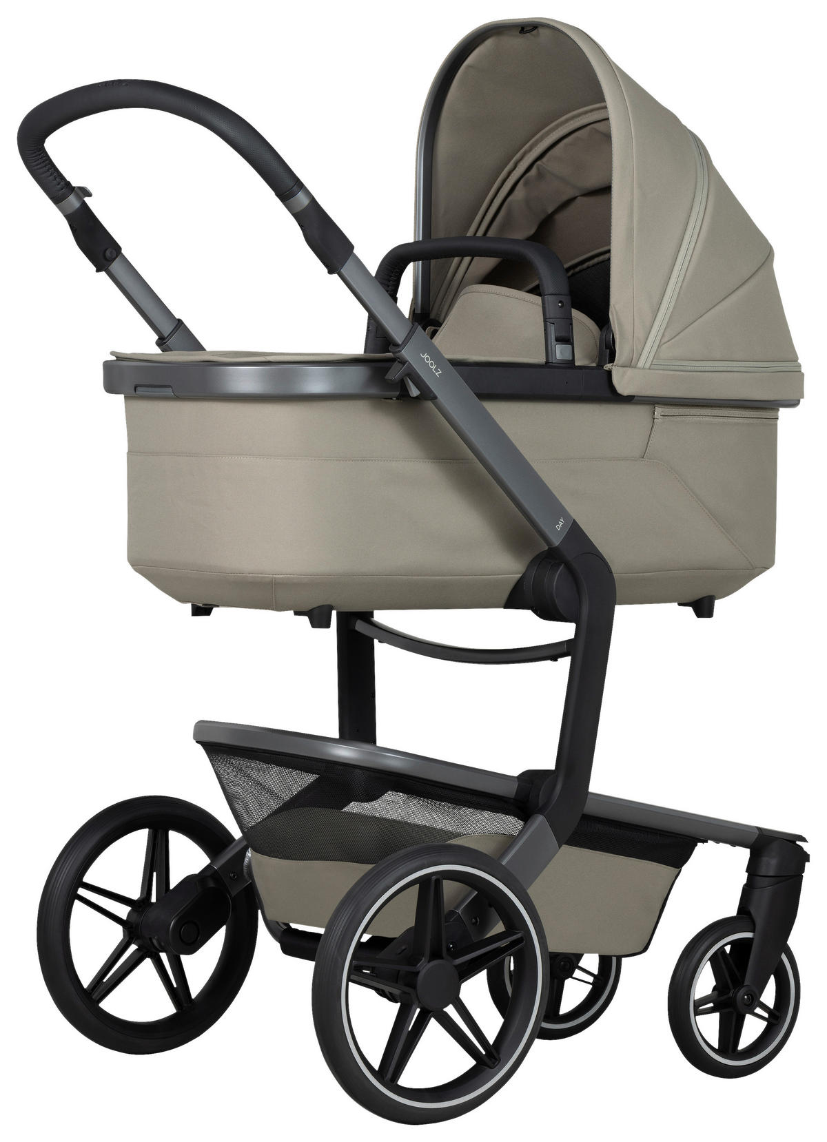 KINDERWAGEN Day 5  - Grau/Grün, Basics, Textil/Metall (94/60/113cm) - Joolz