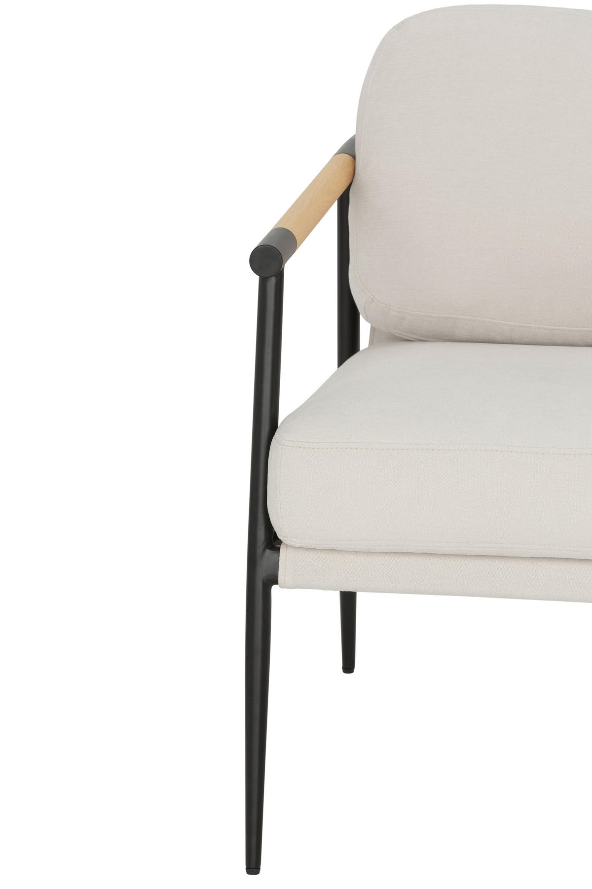 KŘESLO, textil, bílá - bílá/ořechovec, Trend, kov/textil (74/84.5/70.5cm) - MID.YOU