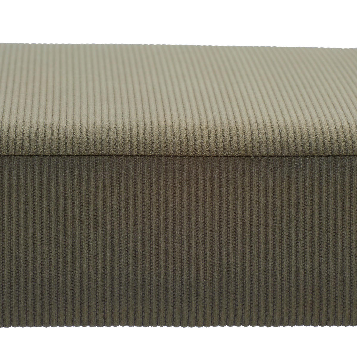 HOCKERBANK in Metall, Textil Schwarz, Dunkelgrün  - Dunkelgrün/Schwarz, MODERN, Textil/Metall (100/45/35cm) - Novel