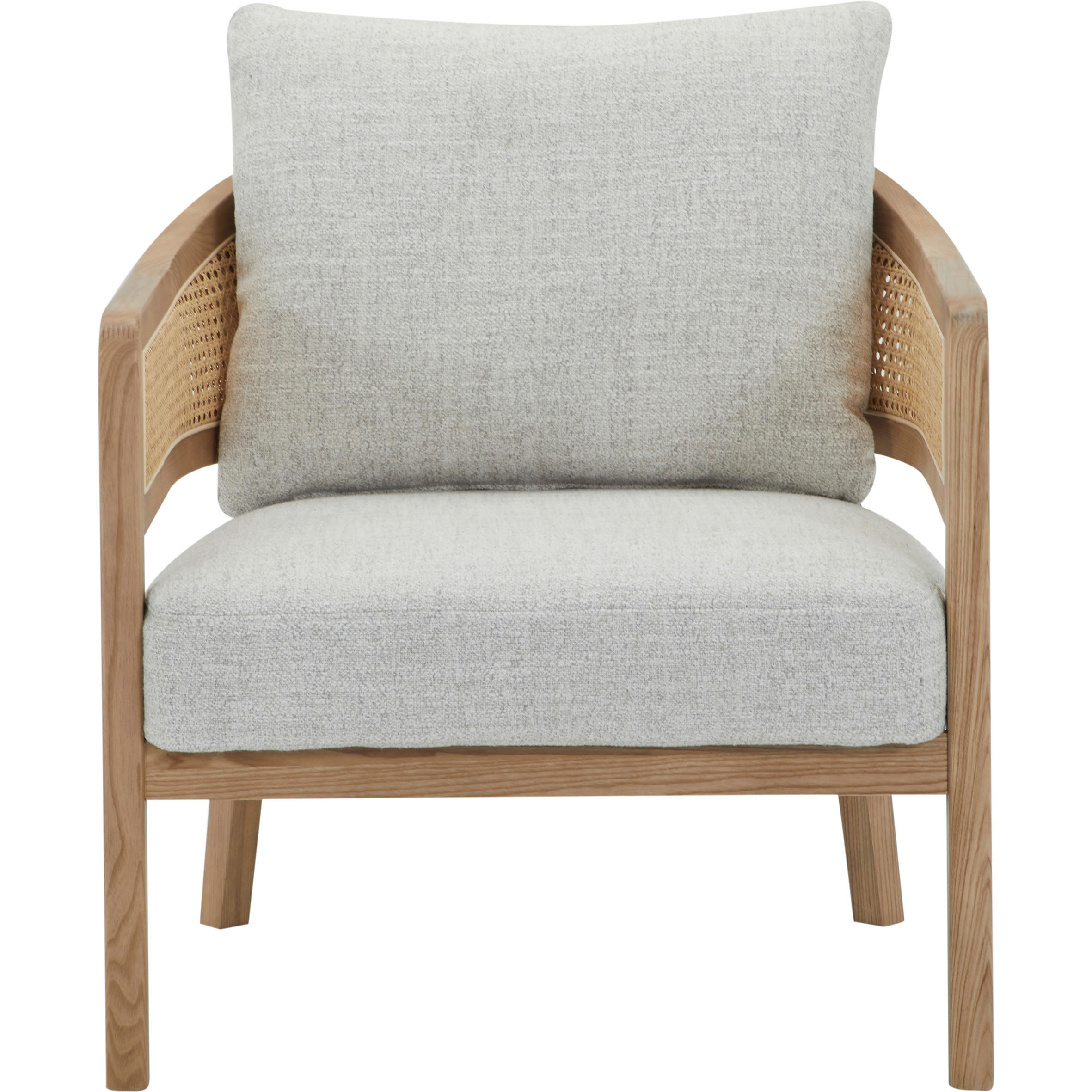 KŘESLO, textil, dřevo, světle šedá - světle šedá, Lifestyle, dřevo/textil (71/73/80cm) - Livetastic