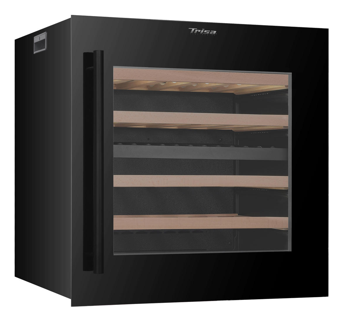 WEINKÜHLSCHRANK 7806,6845  - Schwarz, Basics, Glas/Holz (59/56.50/59.80cm) - Trisa Electronics
