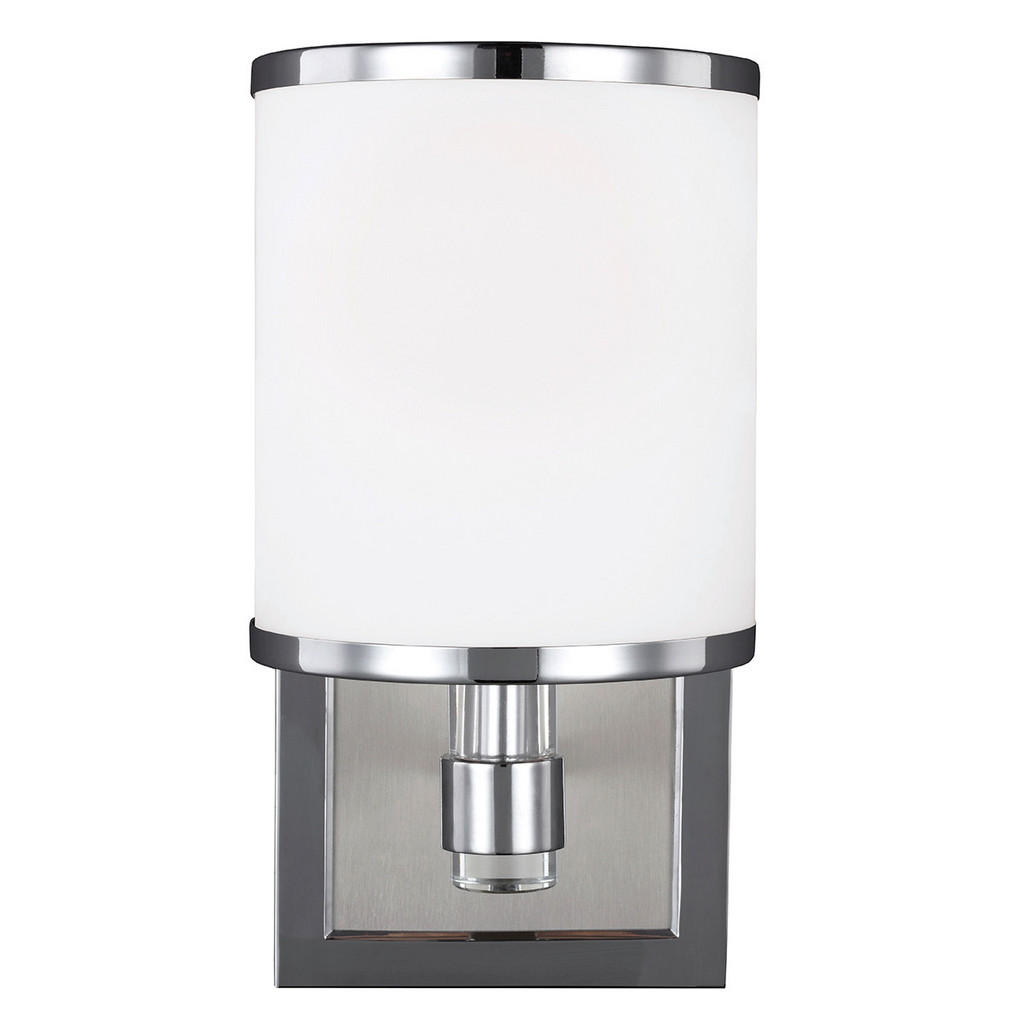 Thumbnail - Elstead Lighting Wandleuchte Elstead Prospect, Chrom, Nickel, Metall, Glas, 16.5x24.8x12.8 cm, Grüner Punkt, RoHS, Lampe...