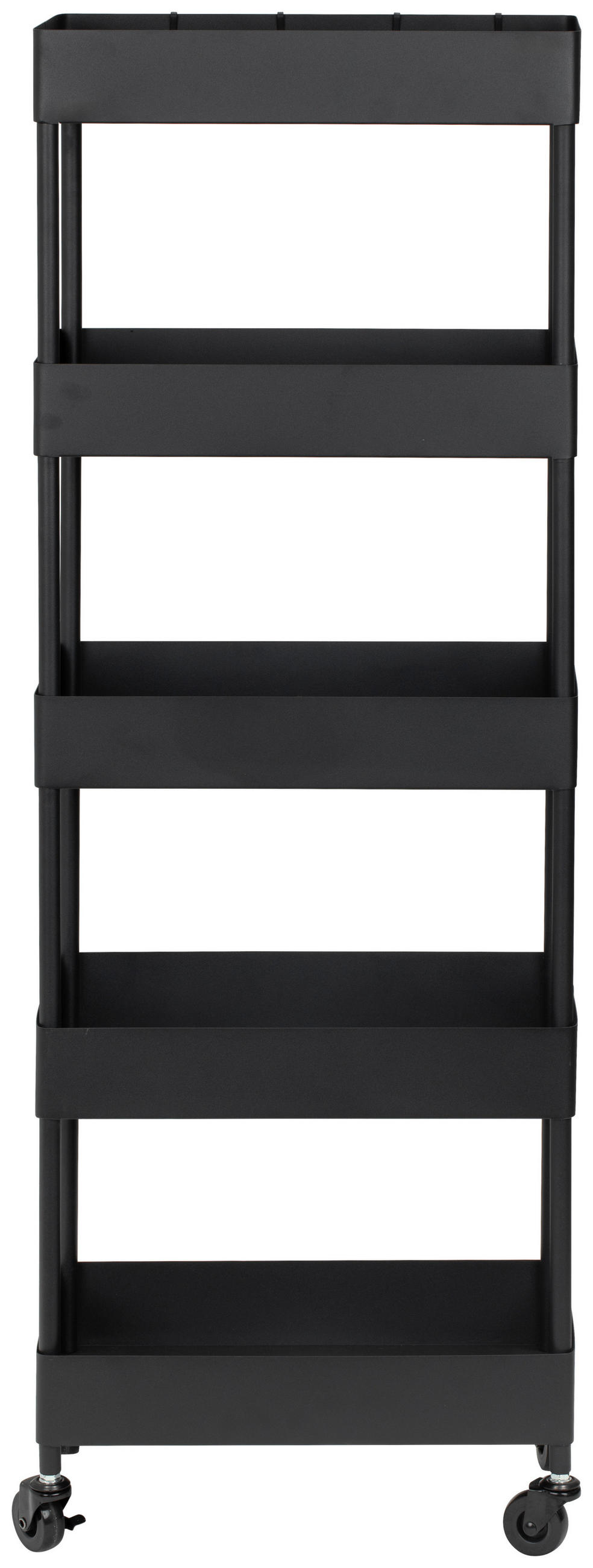 SERVÍROVACÍ VOZÍK, černá, 40/116/22 cm - černá, Moderní, kov/plast (40/116/22cm) - PBJ