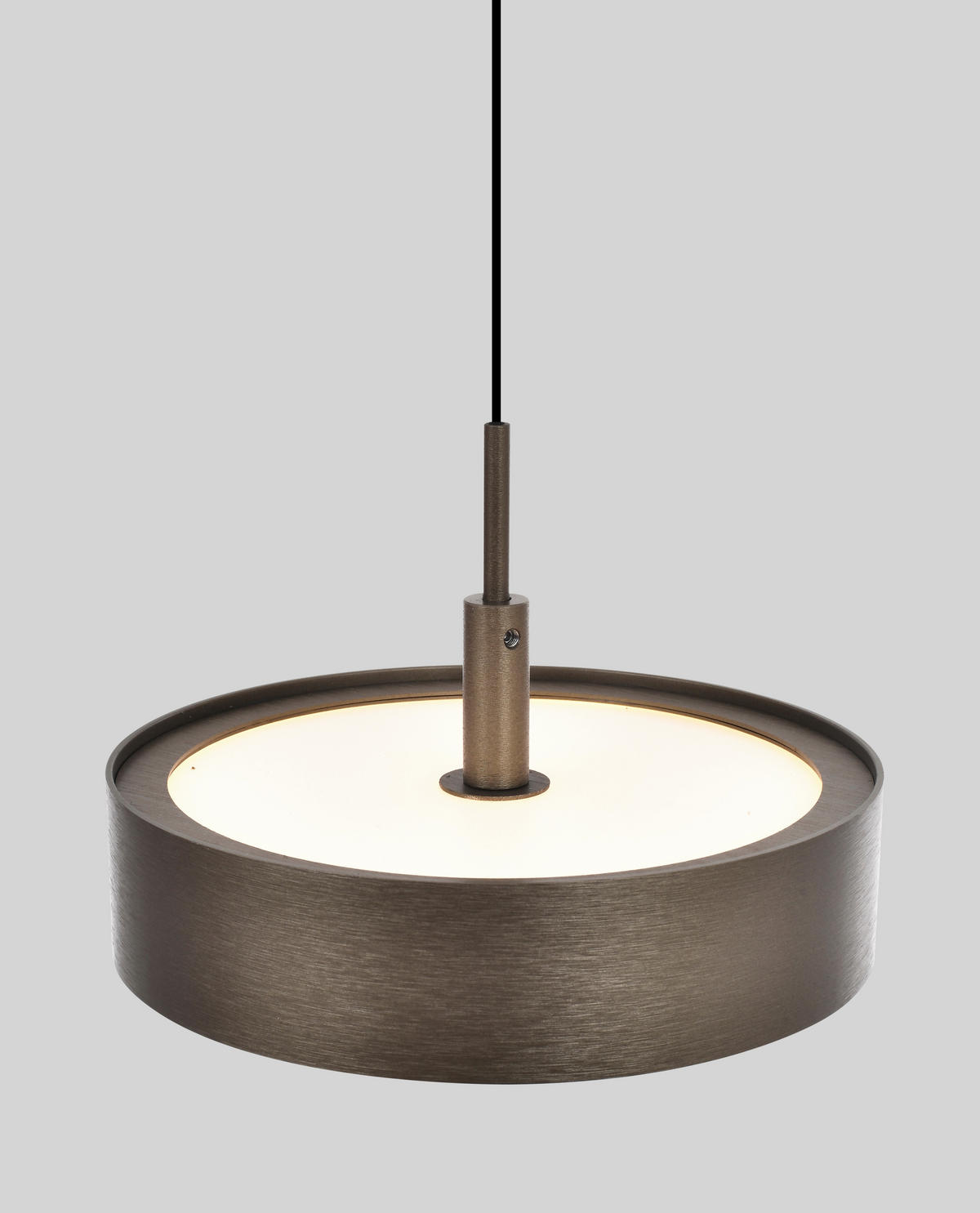 LED-HÄNGELEUCHTE Valensole 17,5/150/17,5 cm  - Bronzefarben, Design, Metall (17,5/150/17,5cm)