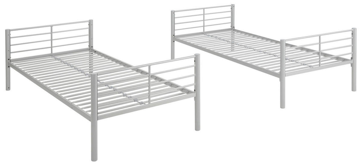 HOCHBETT 90/208 cm,  in Silberfarben,  - Silberfarben, Design, Metall (90/208cm) - MID.YOU