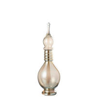 DEKOVASE  - Beige, Basics, Glas (13,5/13,5/40cm)