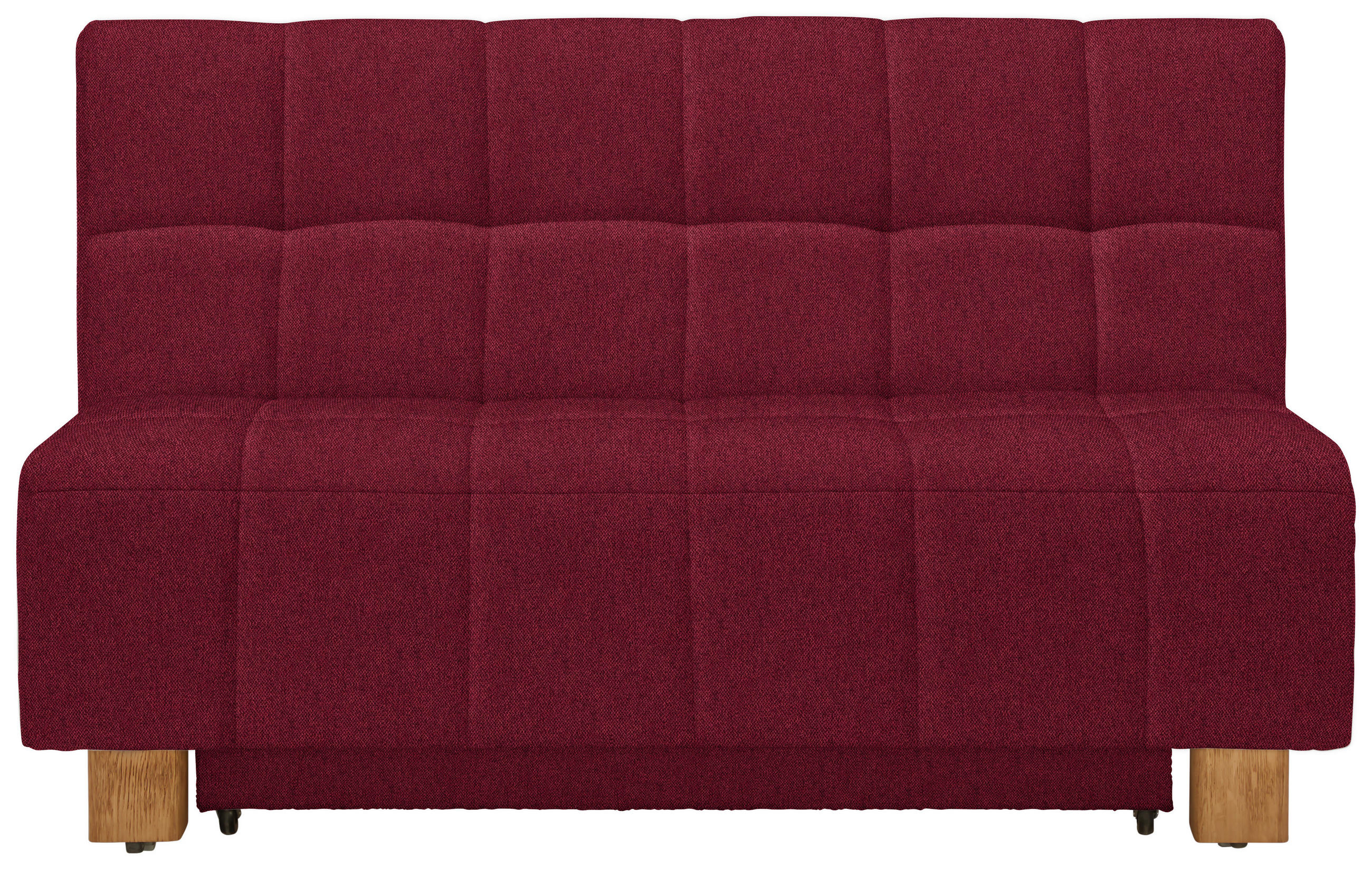 SCHLAFSOFA in Textil Bordeaux  - Bordeaux/Naturfarben, Modern, Holz/Textil (145/92/102cm) - Novel