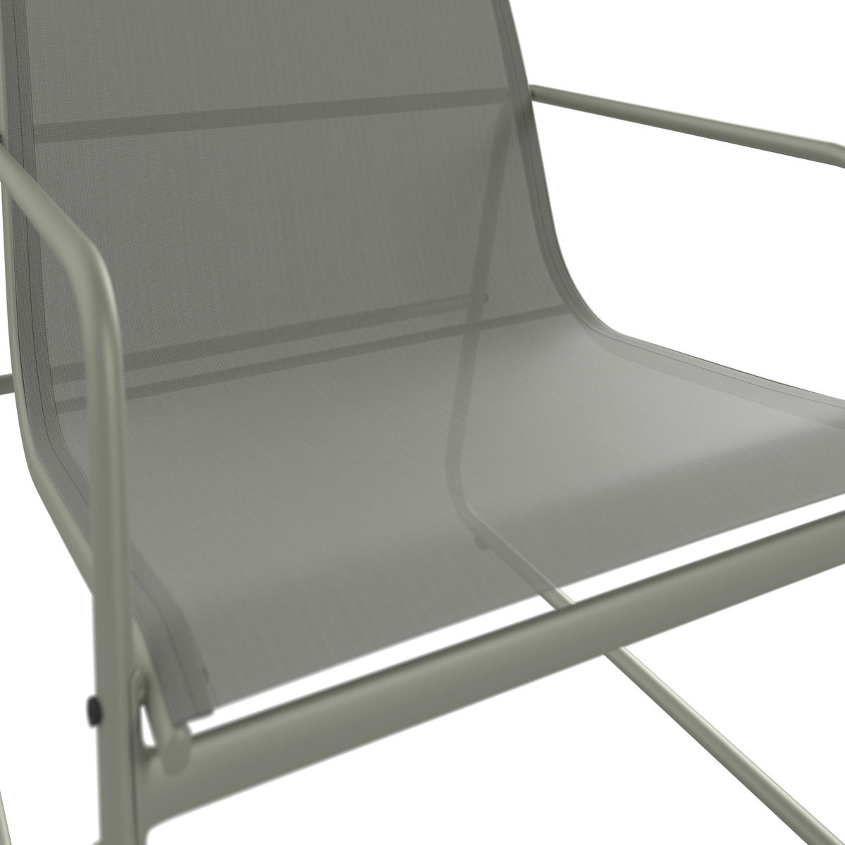 SET MOBILIER DE GRĂDINĂ 4 piese  - gri închis, Modern, sticlă/metal (113/73/74cm) - Xora
