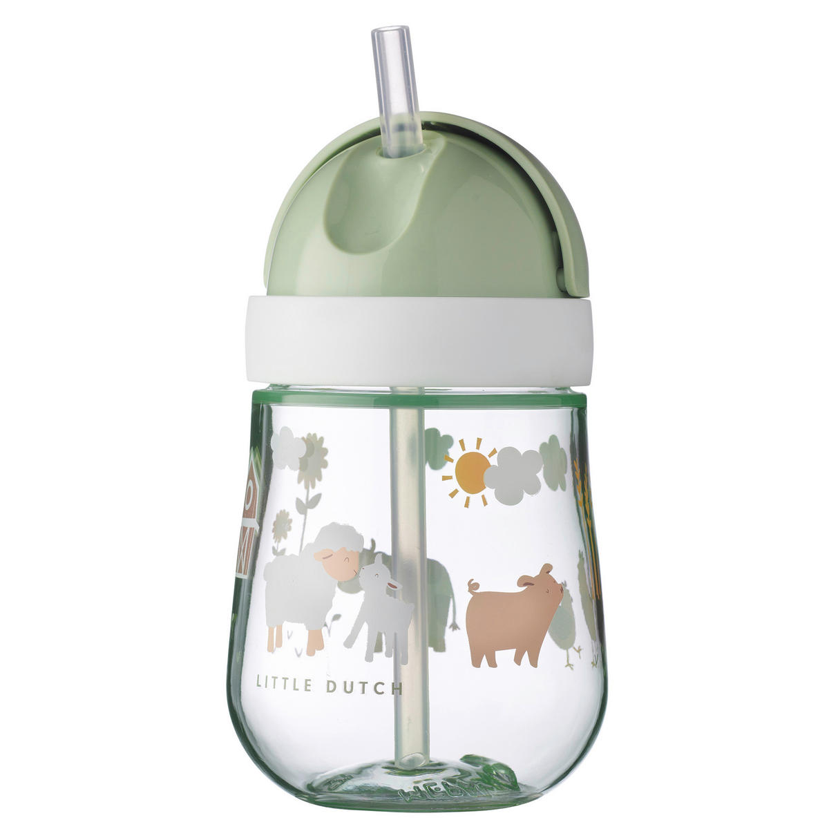 TRINKHALMBECHER - Olivgrün, Basics, Kunststoff (8/8/19,8cm) - Mepal