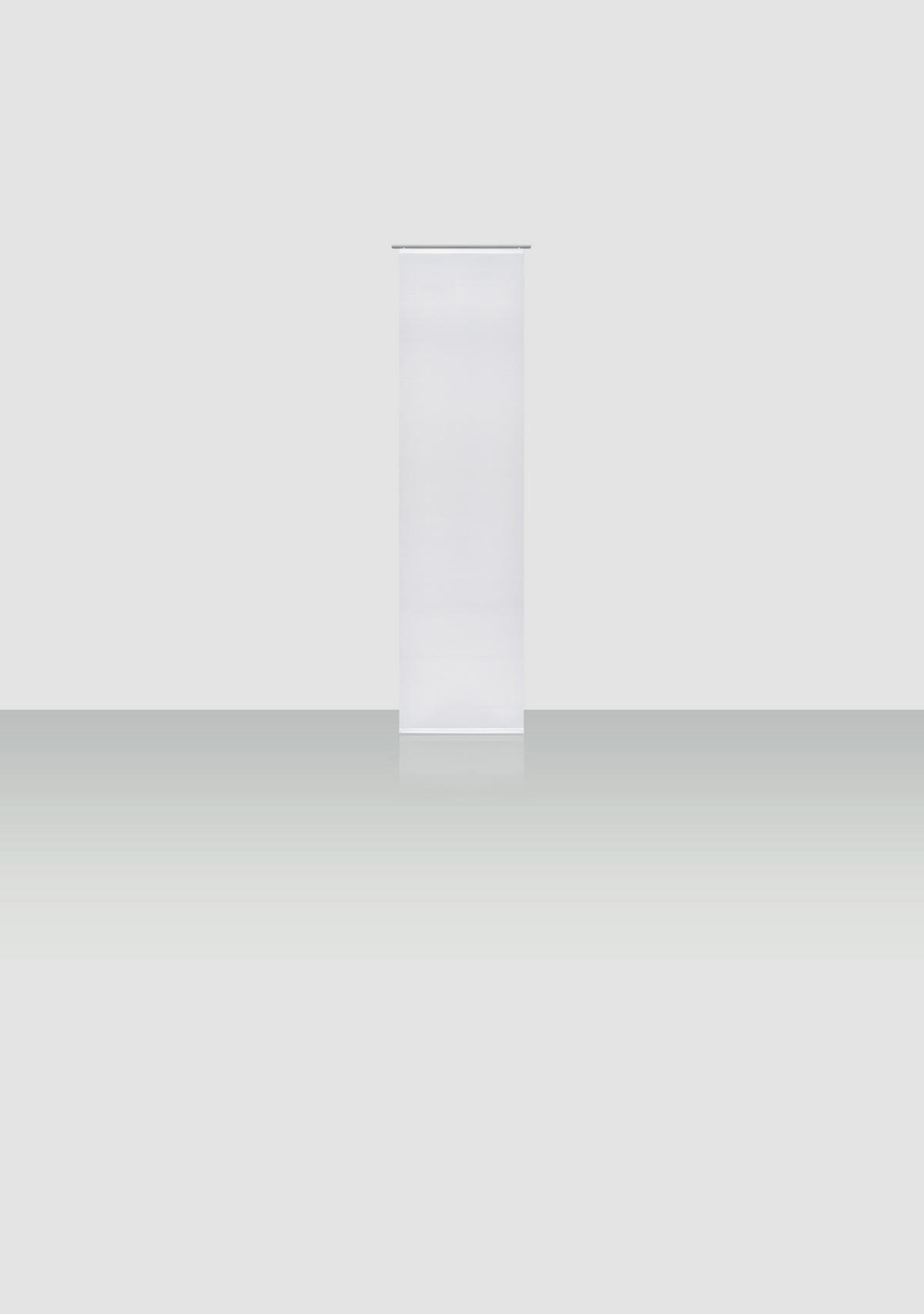 FLÄCHENVORHANG   halbtransparent   60/245 cm  - Weiß, Basics, Textil (60/245cm) - Novel