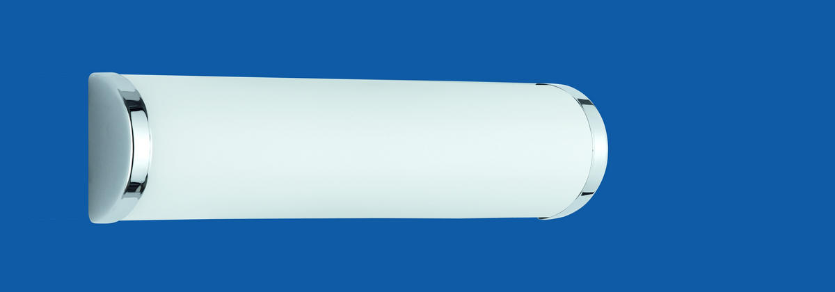SPIEGELLEUCHTE - Chromfarben/Opal, Design, Glas/Metall (30,5/8,3/6,3cm) - Trio Leuchten