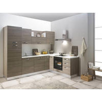 ECKKÜCHE 270/195 cm  in Eiche grau  - Eiche grau/Magnolie, LIFESTYLE, Holzwerkstoff/Kunststoff (270/195cm) - MID.YOU