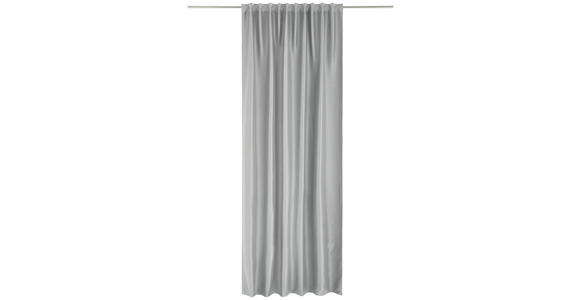 FERTIGVORHANG CAVA 140/245 cm   - Silberfarben, KONVENTIONELL, Textil (140/245cm) - Dieter Knoll
