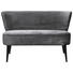 SITZBANK 140/83/75 cm in Grau - Schwarz/Grau, Trend, Holz/Holzwerkstoff (140/83/75cm) - Carryhome SITZBANK 140/83/75 cm in Grau - Schwarz/Grau, Trend, Holz/Holzwerkstoff (140/83/75cm) - Carryhome