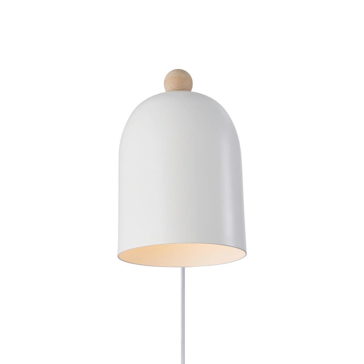 WANDLEUCHTE Gaston 19.5/19,5/19.5 cm  - Weiß, Design, Metall (19.5/19,5/19.5cm) - Nordlux