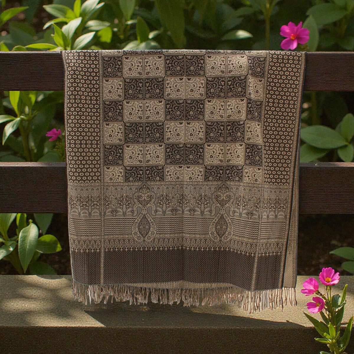 DEKORANYAG fm - többszínű/zöld, Basics, textil (105/215cm)