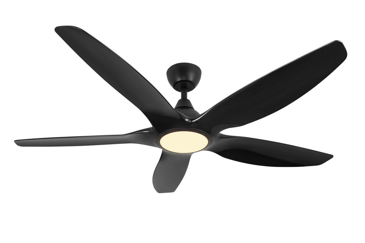 PLAFONSKI VENTILATOR - crna, Osnovno, metal/plastika (157,5cm) - Mican