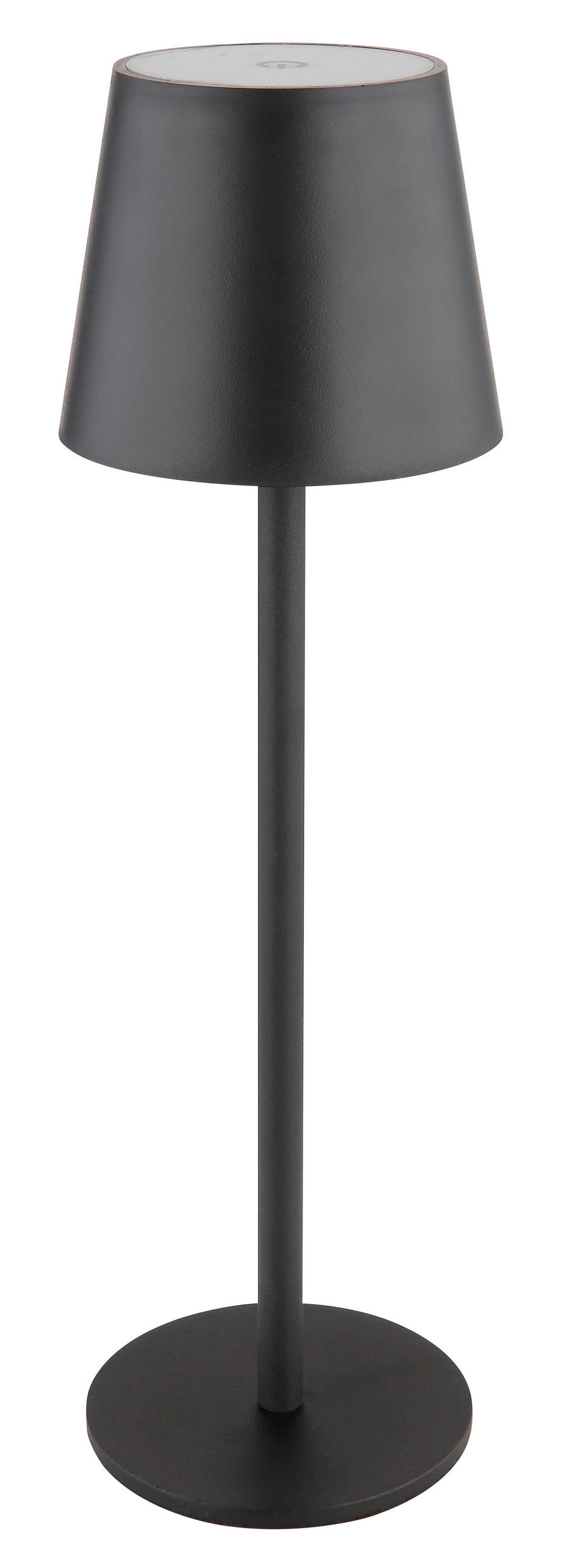 Tischleuchte 10,6/36 cm  - Opal/Schwarz, Kunststoff/Metall (10,6/36cm) - Globo