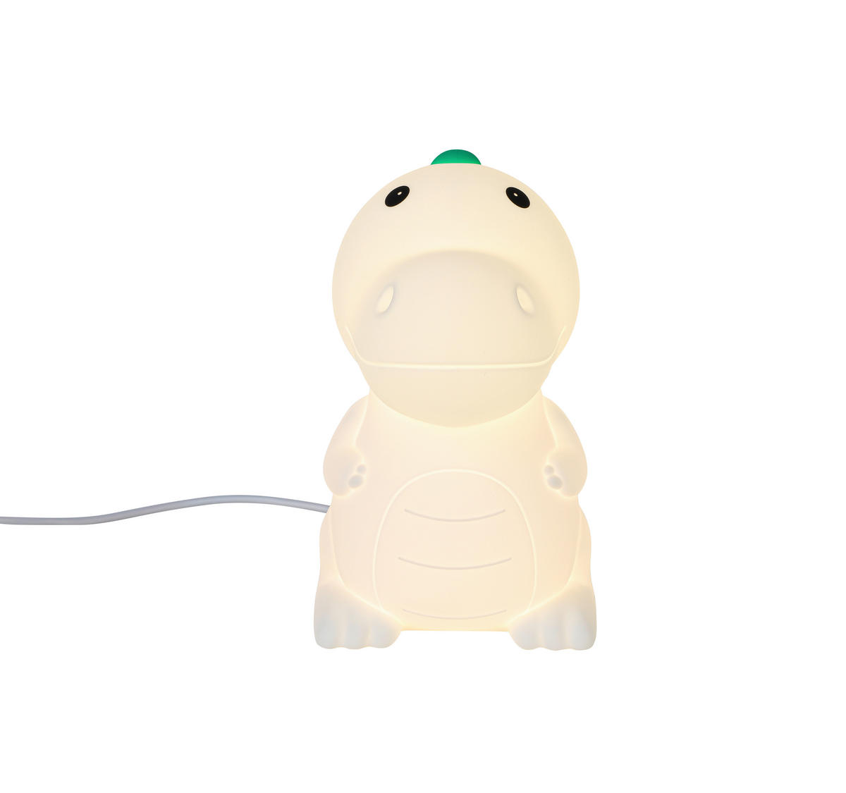 NOĆNO SVETLO - bela, Trendi, plastika (8,5/13,5/13,8cm) - Novel