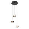 LED-HÄNGELEUCHTE Bedford 30/150 cm   - Klar/Schwarz, Design, Kunststoff/Metall (30/150cm) - Novel