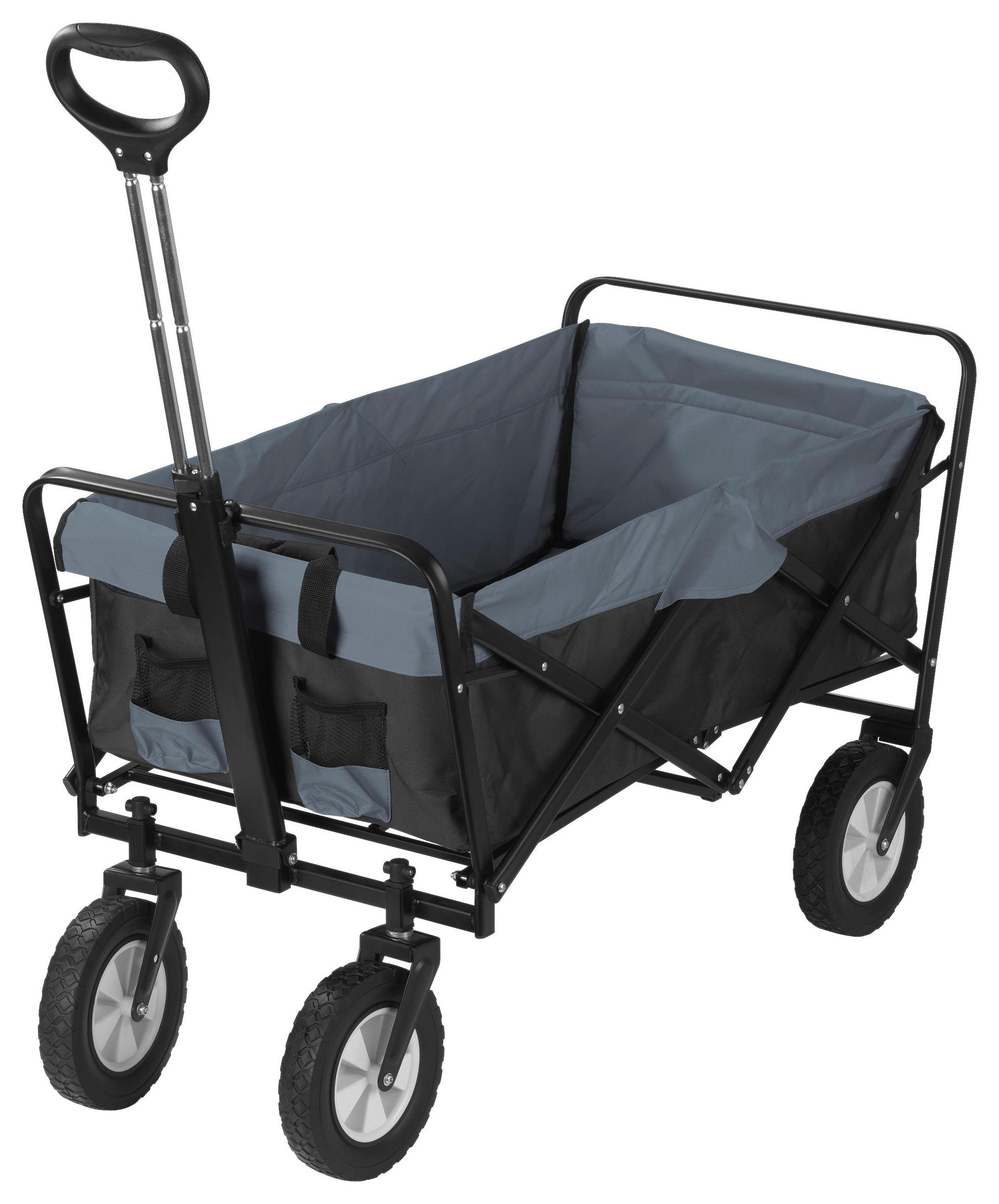 Bollerwagen Easymaxx Grau/schwarz Max. 80 Kg