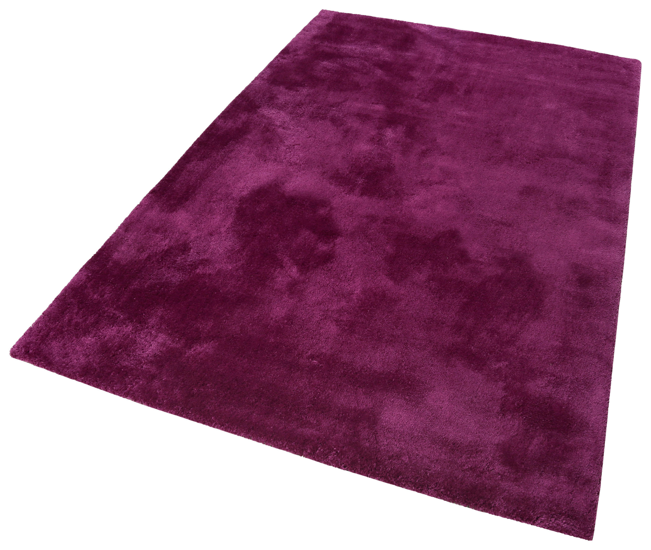 Thumbnail - Esprit Hochflorteppich Relaxx, Violett, Weinrot, Textil, Uni, rechteckig, 130x190 cm, Textiles Vertrauen - Oeko-Tex®, Ho...